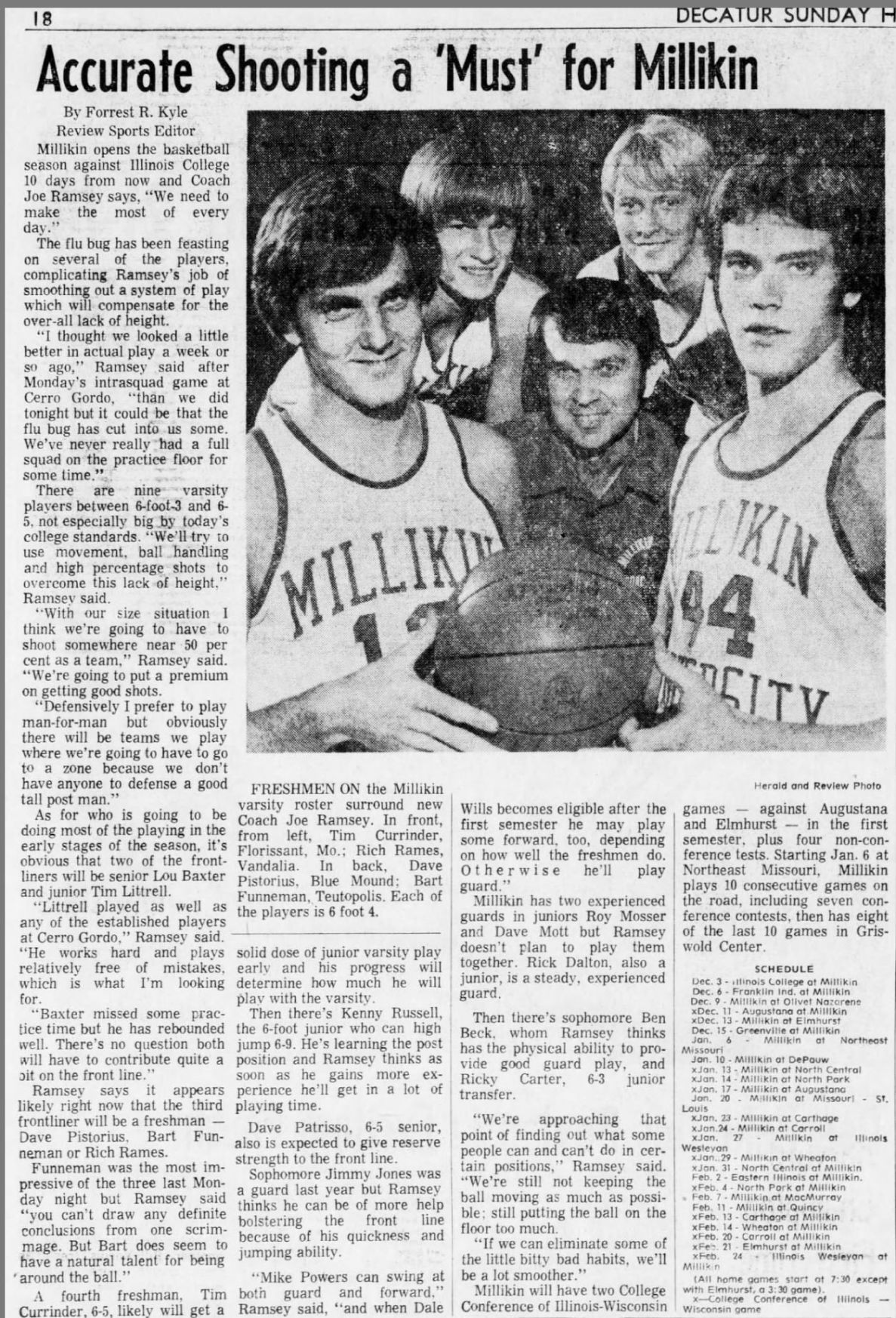 Accurate Shooting a 'Must' for Millikin
